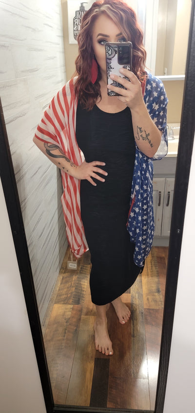 American Flag Kimono - feelingchicboutique