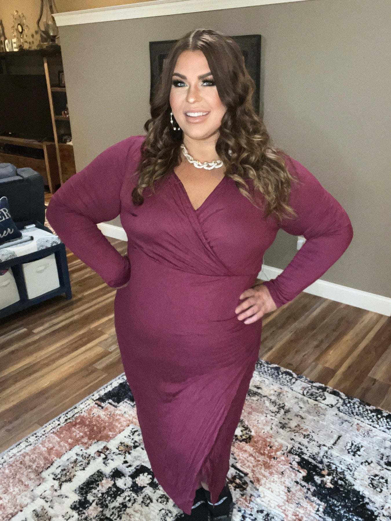 faux wrap bodycon dress RAVEN FAUX WRAP BODYCON DRESS