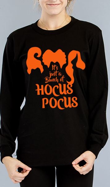 Hocus Pocus Halloween Long Sleeve T-shirt - feelingchicboutique