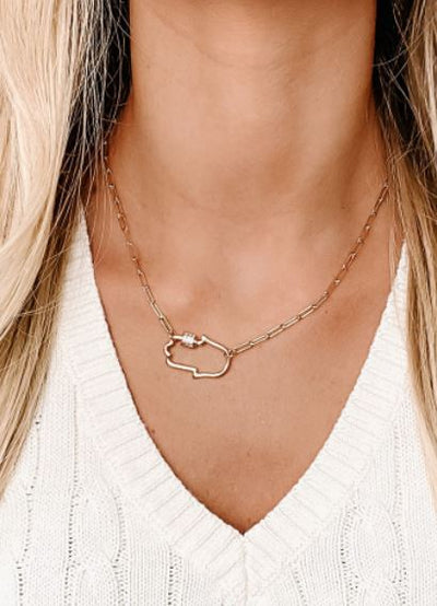 Boho Gold Charm Detail necklace - feelingchicboutique