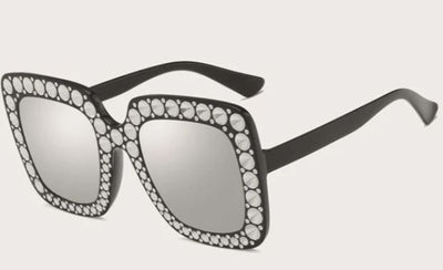 Sparkle Trim Sunglasses - feelingchicboutique