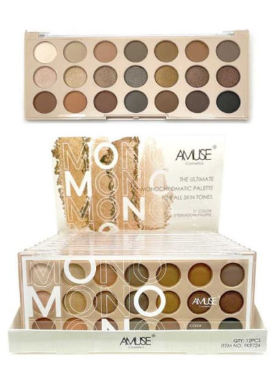 The Ultimate Monochromatic 21 color Eyeshadow Pallet - feelingchicboutique