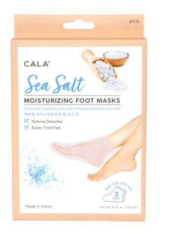 CALA Sea Salt Moisturizing Foot Mask 3 pairs - feelingchicboutique