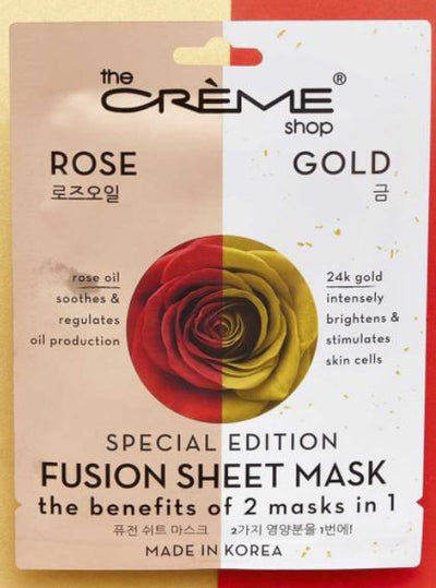 Rose & Gold Fusion Face Mask - feelingchicboutique