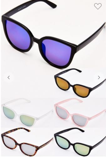 Sunglasses - Various Colors Pentagon Shape Frame - feelingchicboutique