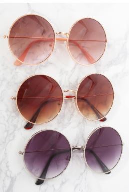 Sunglasses - Vintage Round Frame - feelingchicboutique